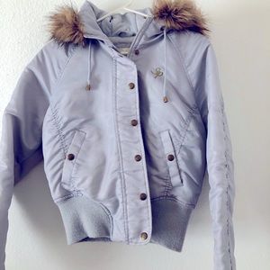 Vintage South Pole Gray Puffy Jacket